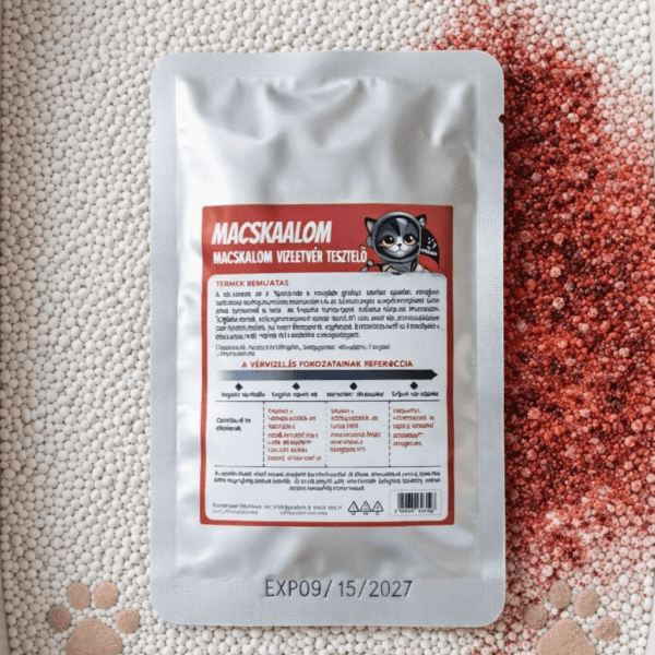 Macskaalom vizeletvér tesztelő